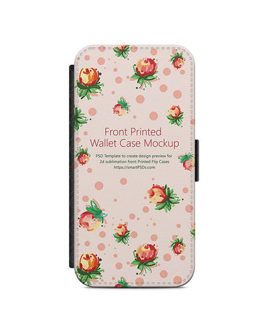 Samsung Galaxy S6 2d Wallet Mobile Case Design Mockup 2015