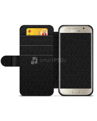 Samsung Galaxy S6 2d Wallet Mobile Case Design Mockup 2015