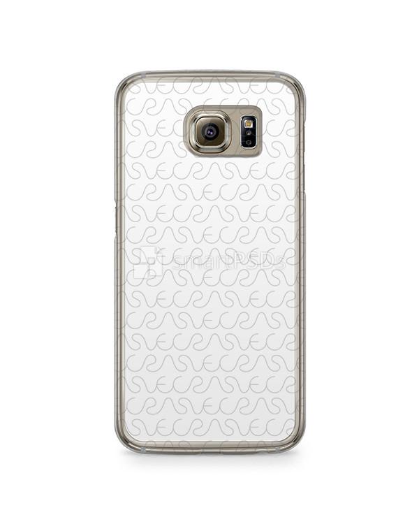 Samsung Galaxy S6 2d Clear Mobile Case Design Mockup 2015