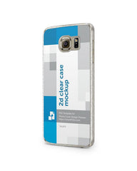 Samsung Galaxy S6 2d Clear Mobile Case Design Mockup 2015