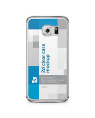 Samsung Galaxy S6 Edge 2d Clear Mobile Case Design Mockup 2015