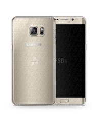 Samsung Galaxy S6 Edge Plus UV TPU Clear Mobile Case Design Mockup 2015