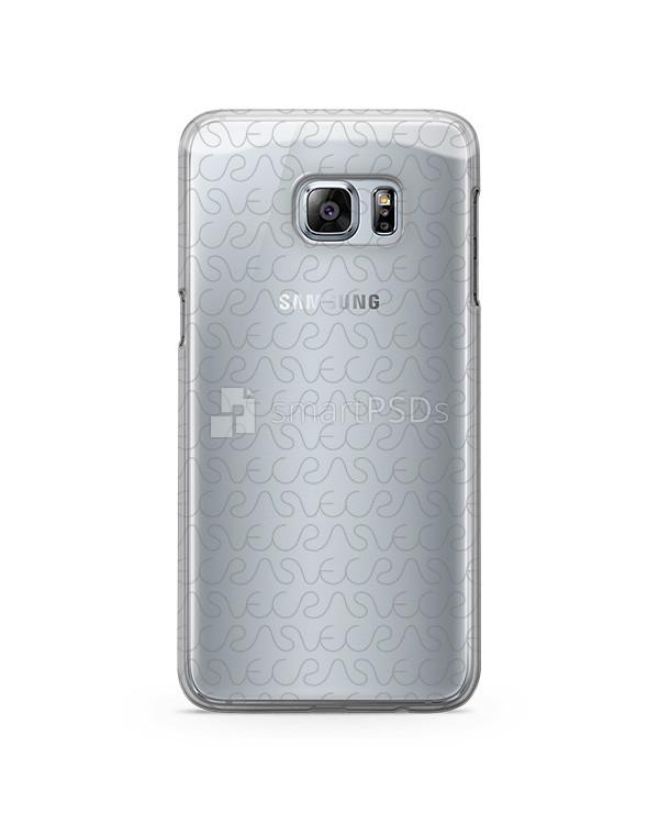 Samsung Galaxy S6 Edge Plus- UV PC Clear Mobile Case Design Mockup 2015
