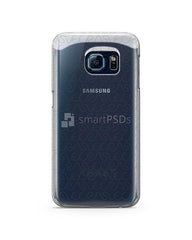 Samsung Galaxy S6 Edge-UV PC Clear Mobile Case Design Mockup 2015