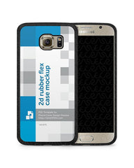Samsung Galaxy S6 2d Rubber Flex Mobile Case Design Mockup 2015