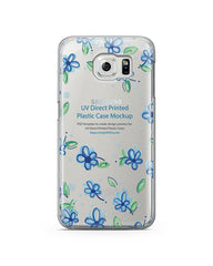 Samsung Galaxy S6- UV PC Clear Mobile Case Design Mockup 2015