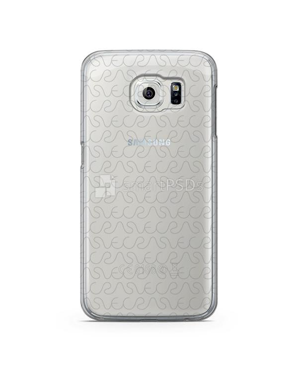 Samsung Galaxy S6- UV PC Clear Mobile Case Design Mockup 2015
