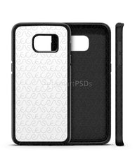 Samsung Galaxy S7 Edge 2d 2in1 Slim Mobile Case Design Mockup 2016
