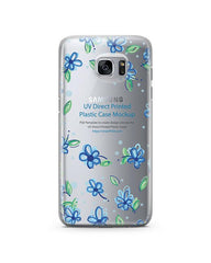 Samsung Galaxy S7 Edge- UV PC Clear Mobile Case Design Mockup 2016