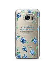 Samsung Galaxy S7- UV PC Clear Mobile Case Design Mockup 2016