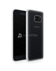 Samsung Galaxy S7 UV TPU Case with Frosted Edges Design Mockup 2016