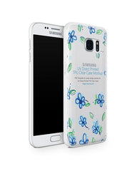 Samsung Galaxy S7 UV TPU Case with Frosted Edges Design Mockup 2016