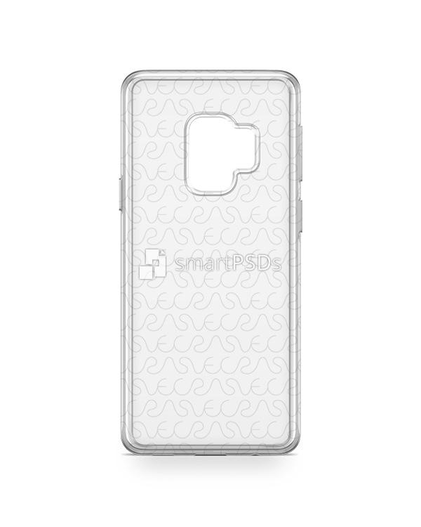 Samsung Galaxy S9 2d Flexi Clear Case Design Mockup 2018