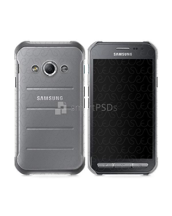 Samsung Galaxy X Cover 3 UV TPU Clear Mobile Case Design Mockup 2015