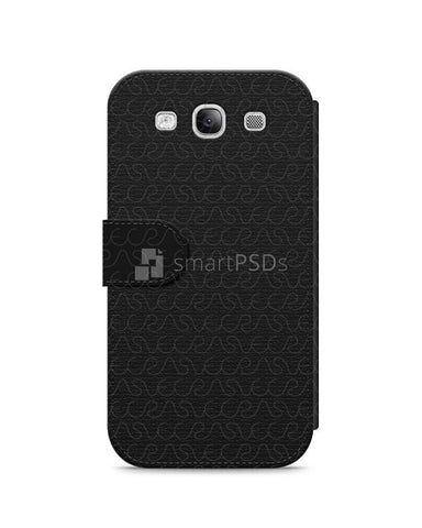 Samsung Galaxy S3 2d Wallet Mobile Case Design Mockup 2012