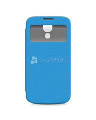 Samsung Galaxy S4 Mini PU Flip Mobile Case Design Mockup 2013
