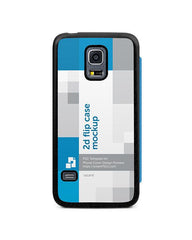 Samsung Galaxy S5 Mini PU Flip Mobile Case Design Mockup 2014
