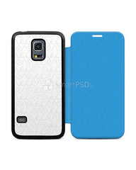 Samsung Galaxy S5 Mini PU Flip Mobile Case Design Mockup 2014