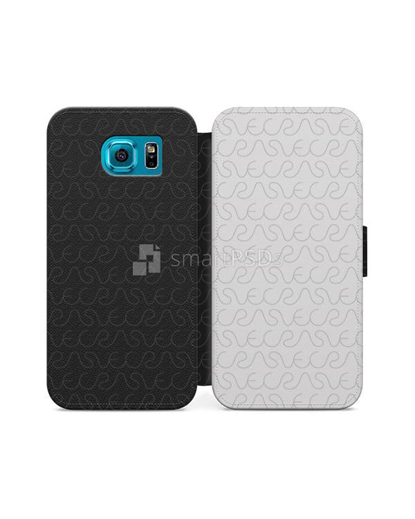 Samsung Galaxy  S6 Edge Front Print FlipCover Design Template