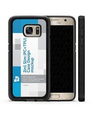 Samsung Galaxy S7 2d 2in1 Slim Mobile Case Design Mockup 2016