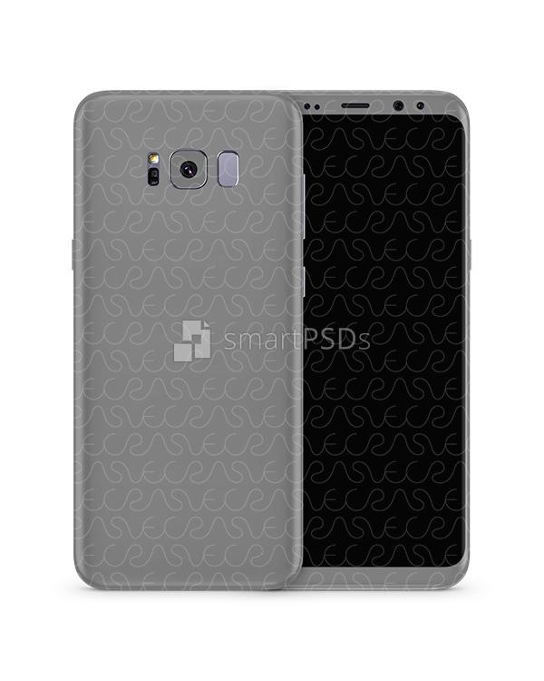 Samsung Galaxy S8-S8 Plus Mobile 2017 Skin Design Template