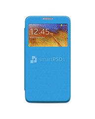 Samsung Galaxy Note 3 PU Flip Mobile Case Design Mockup 2013