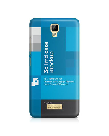 Gionee P7 Max 3d IMD Mobile Case Design Mockup 2016