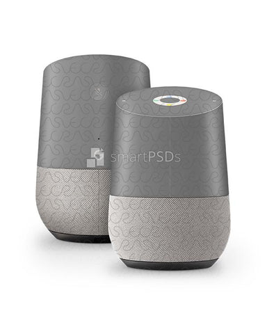 Google Home Audio Device Vinyl Skin Design Mockup