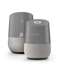 Google Home Audio Device Vinyl Skin Design Mockup