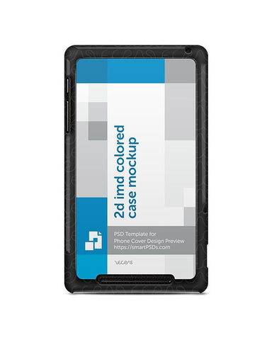 Google NEXUS 7 2012 2d IMD Colored Mobile Case Design Mockup 2012