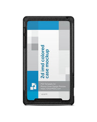 Google NEXUS 7 2012 2d IMD Colored Mobile Case Design Mockup 2012