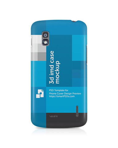 Google Nexus 4 3d IMD  Mobile Case Design Mockup 2012