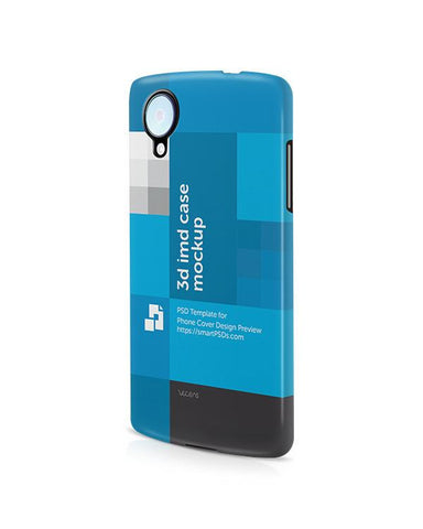 Google Nexus 5 3d IMD Mobile Case Design Mockup 2013