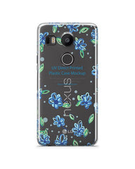 Google Nexus 5X- UV PC Clear Mobile Case Design Mockup 2015