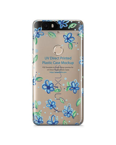 Google Nexus 6P- UV PC Clear Mobile Case Design Mockup 2012