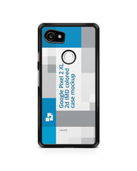 Google Pixel 2 XL 2d PC Colored Case Design Mockup 2017