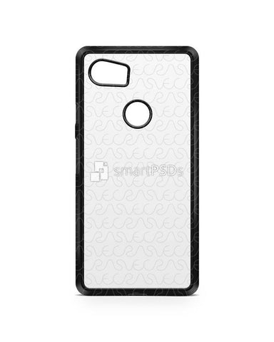 Google Pixel 2 XL 2d PC Colored Case Design Mockup 2017