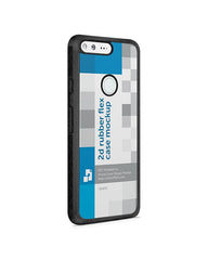 Google Pixel 2d Rubber Flex Mobile Case Design Mockup 2016