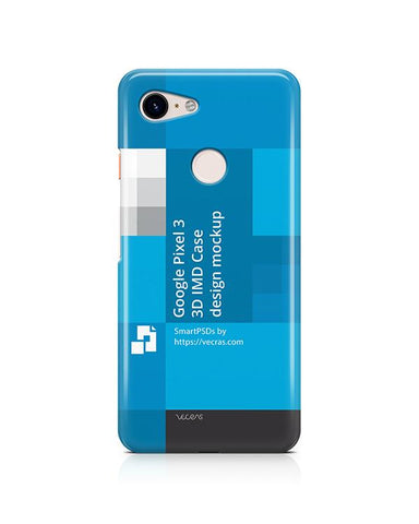 Google Pixel 3 3d IMD Case Design Mockup 2018