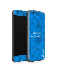 Google Pixel Vinyl Skin Design Mockup 2016 (Front-Back Angled)