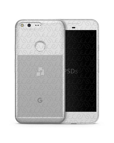 Google Pixel UV TPU Clear Mobile Case Design Mockup 2016