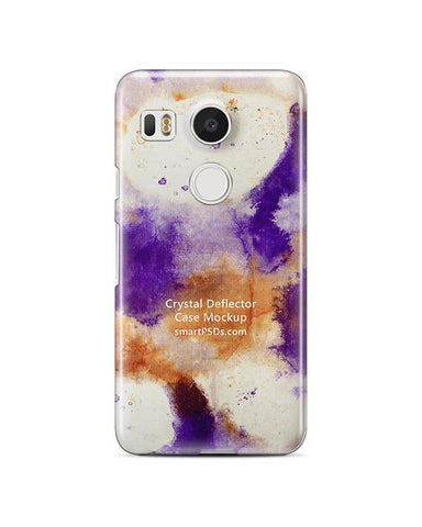 Google Nexus 5X 3d Crystal Mobile Case Design Mockup 2015