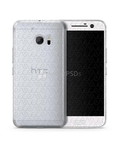 HTC 10 UV UV TPU Clear Mobile Case Design Mockup 2016