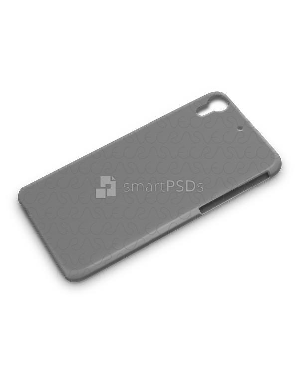 HTC Desire 626 3d IMD Phone Cover Design Template- Down view