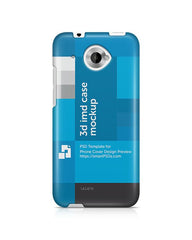 HTC Desire 601 3d IMD Mobile Case Design Mockup 2013