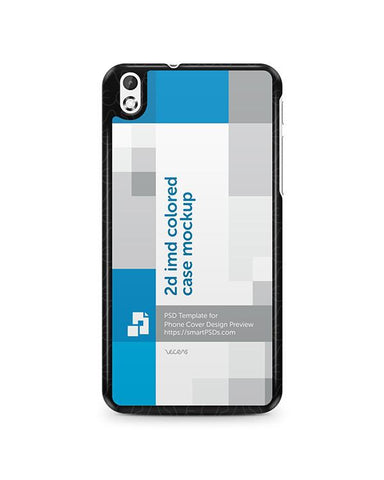HTC Desire 816 2d IMD Colored Mobile Case Design Mockup 2014