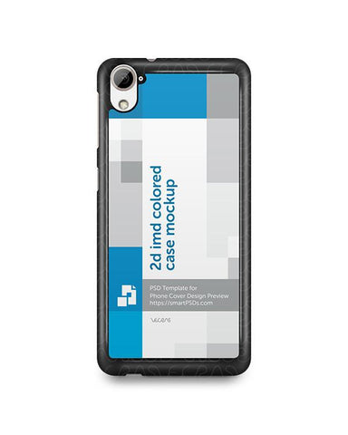 HTC Desire 826 2d IMD Colored Mobile Case Design Mockup 2015