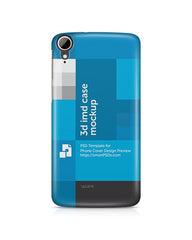 HTC Desire 828 3d IMD Mobile Case Design Mockup 2015