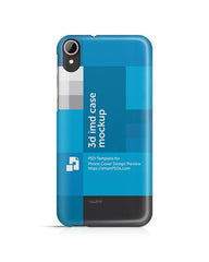 HTC Desire 830 3d IMD Mobile Case Design Mockup 2016