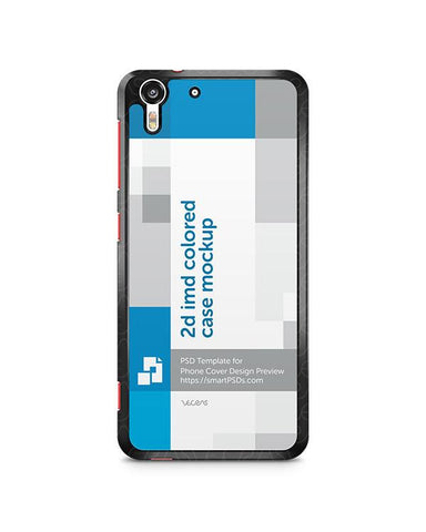 HTC Desire Eye M910X 2d IMD Colored Mobile Case Design Mockup 2014